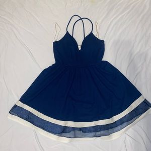 Blue Short Dress